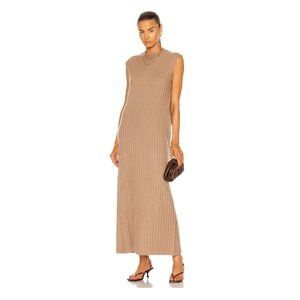 Loulou Studio Andrott Dress in Mocha Melange (Medium)